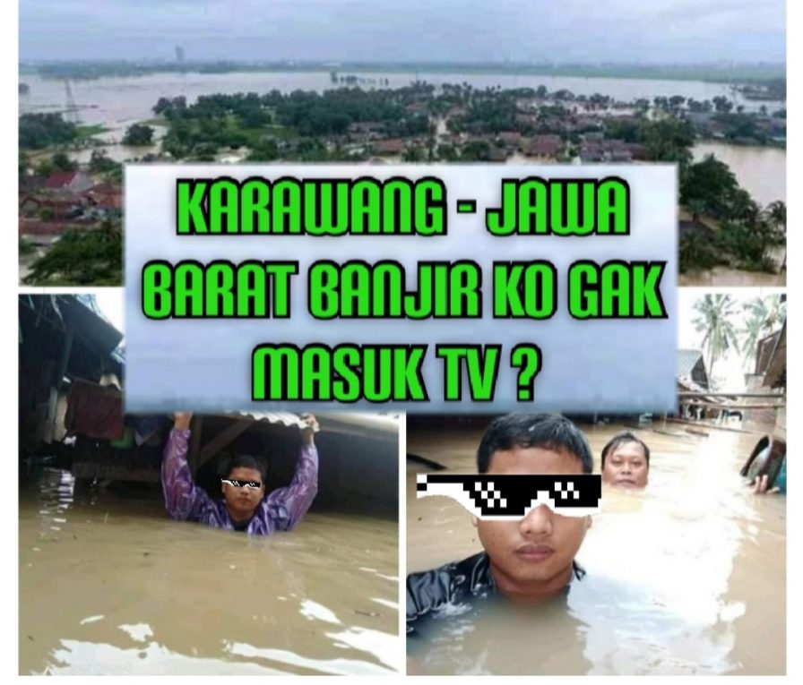 Karawang JAWA BARAT Juga Terkena Banjir, Nasib Ridwan Kamil tak Seperti Anis BASWEDAN yang Diganggu Oknum Netizen